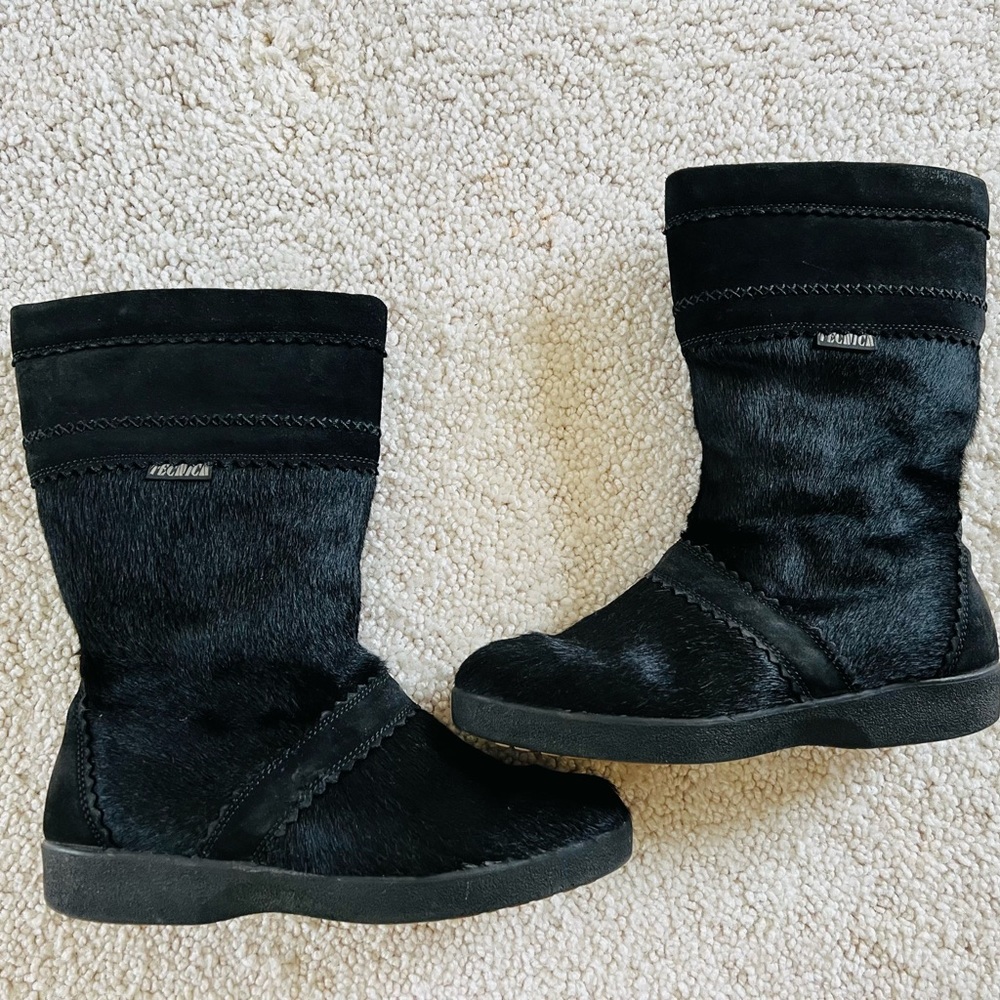Tecnica genuine fur snow boot made in Italy size 41 / 7.5